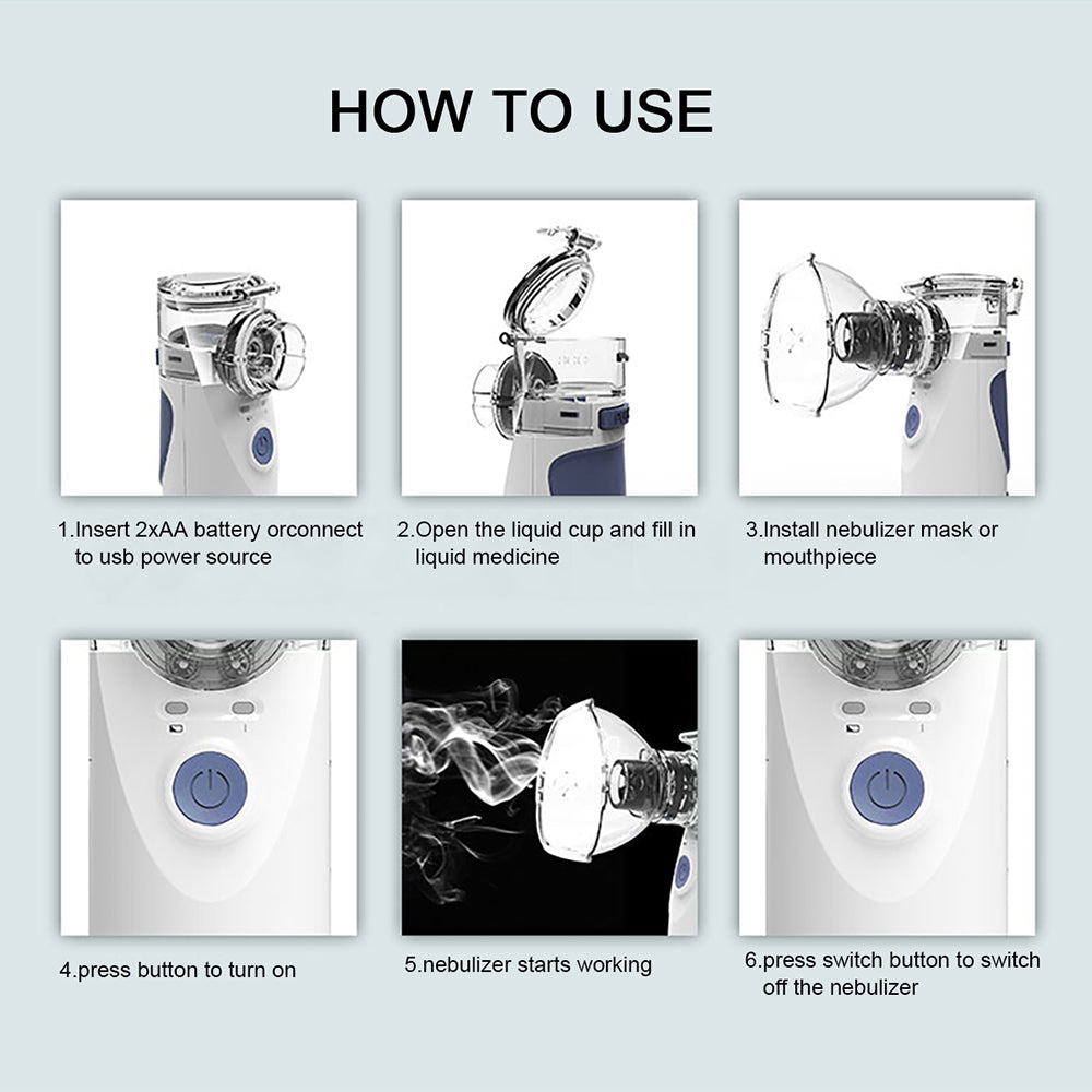 Mini Handheld portable Inhale Nebulizer